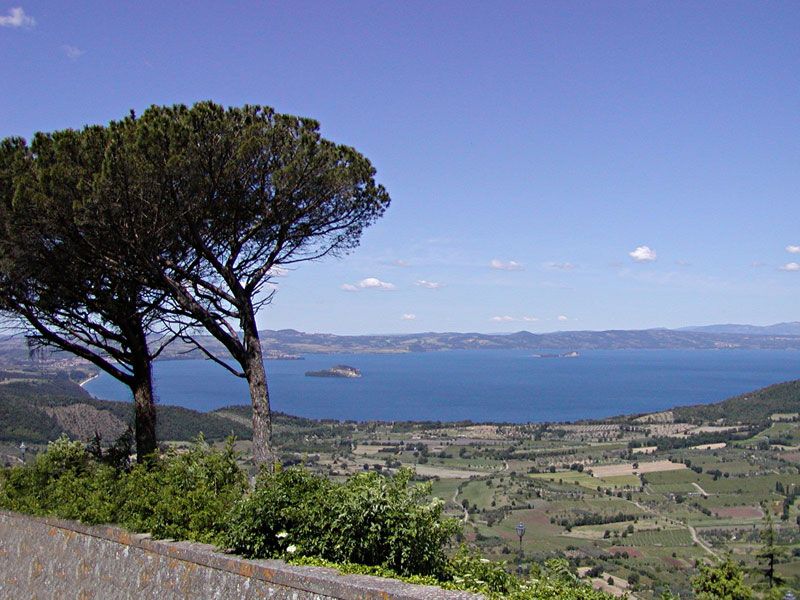 Lago di Bolsena - Veduta dalla rocca